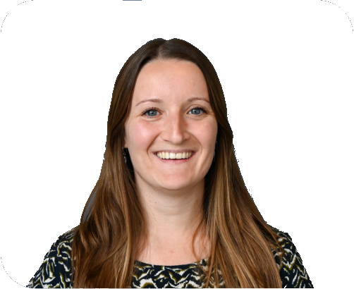 Portretfoto van Marjolaine, lid van de activiteitencommissie.