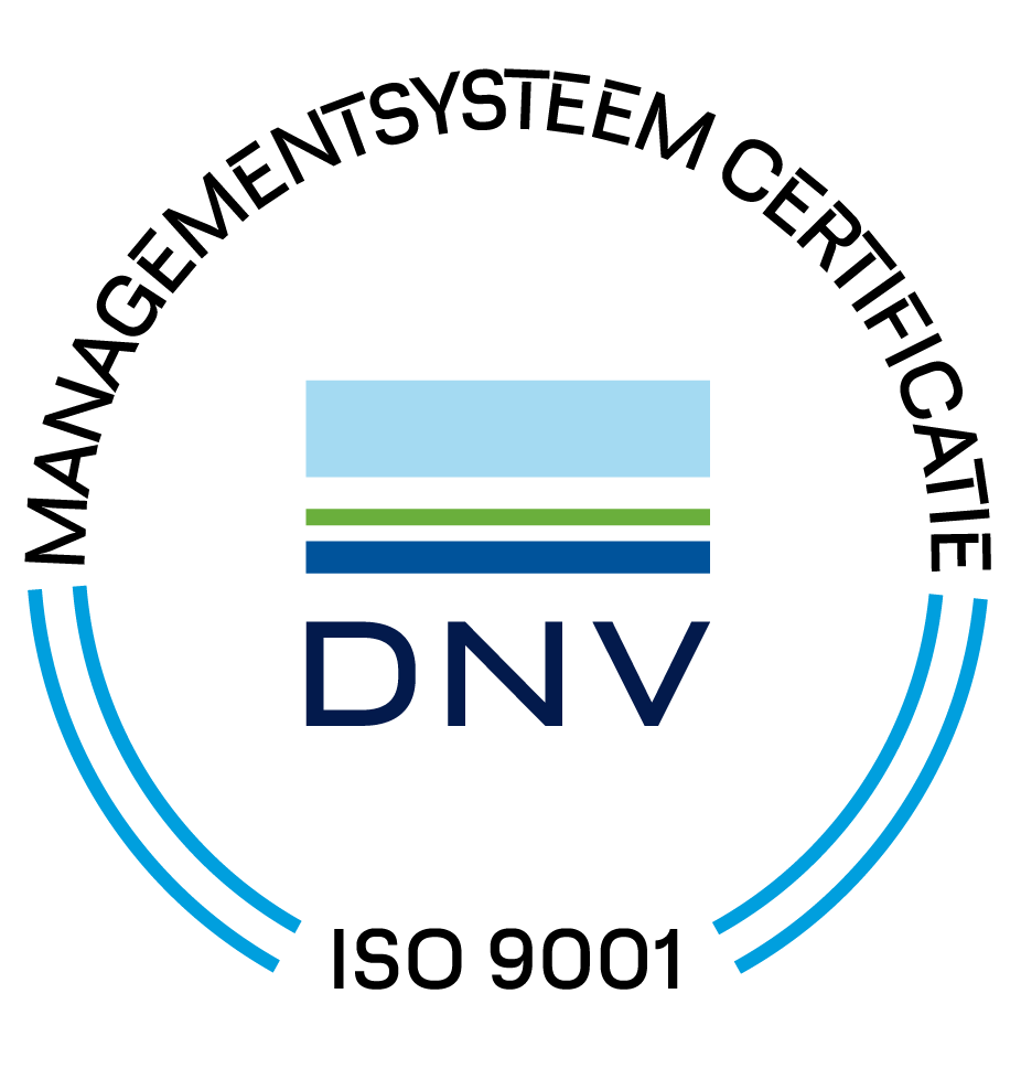 ISO 9001 certificeringsmerk van DNV, bekijk ons certificaat