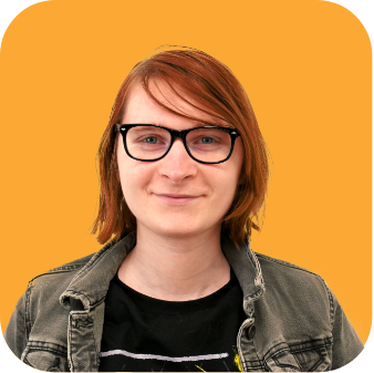 Portretfoto van Isabelle, lid van de mediëntenraad.